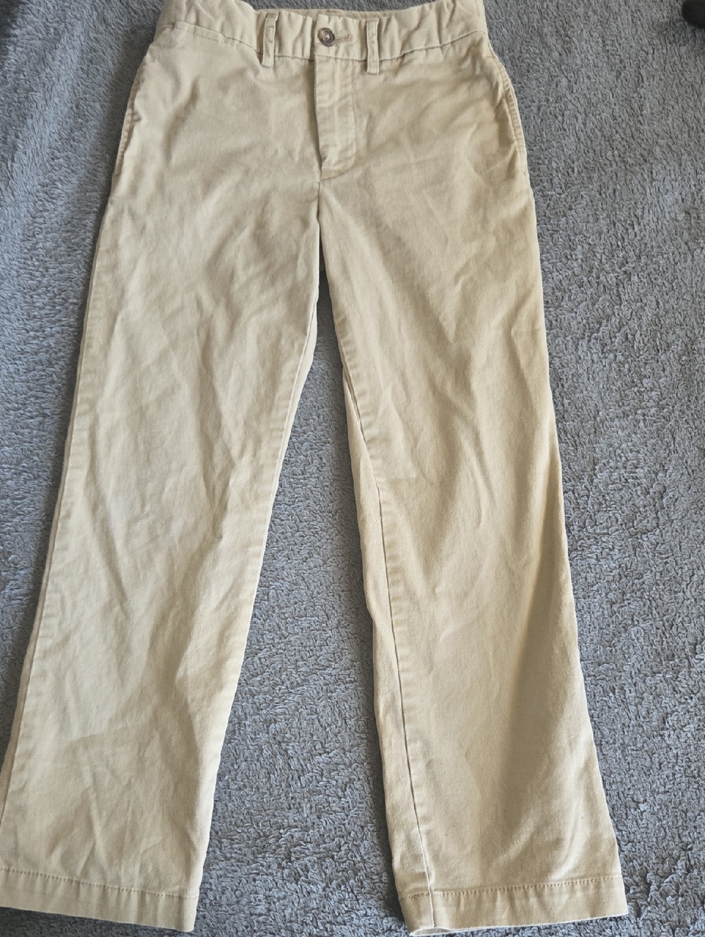 Sz 8 POLO Ralph Lauren Boys Casual Khakis Tan Brown Pants